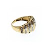 10K YELLOW GOLD DIAMONDS RING SIZE 8