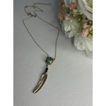 925 Sterling Silver Native American Necklace Length 20 Inch