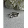 925 Sterling Silver CZ Earrings Length 0.65 Inch