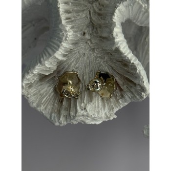 925 Sterling Silver Carnelian Stud Earrings Length 0.40 Inch