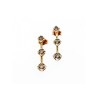 10K YELLOW GOLD DIAMONDS EARRINGS