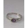 925 Sterling Silver With Amethyst Ring Size 8