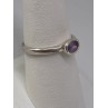 925 Sterling Silver With Amethyst Ring Size 8