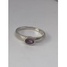925 Sterling Silver With Amethyst Ring Size 8