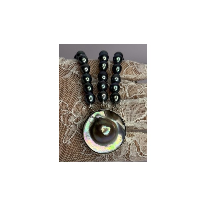 925 STERLING SILVER UNIQUE BRACELET FRESHWATER PEARLS LENGHT 8 INCH