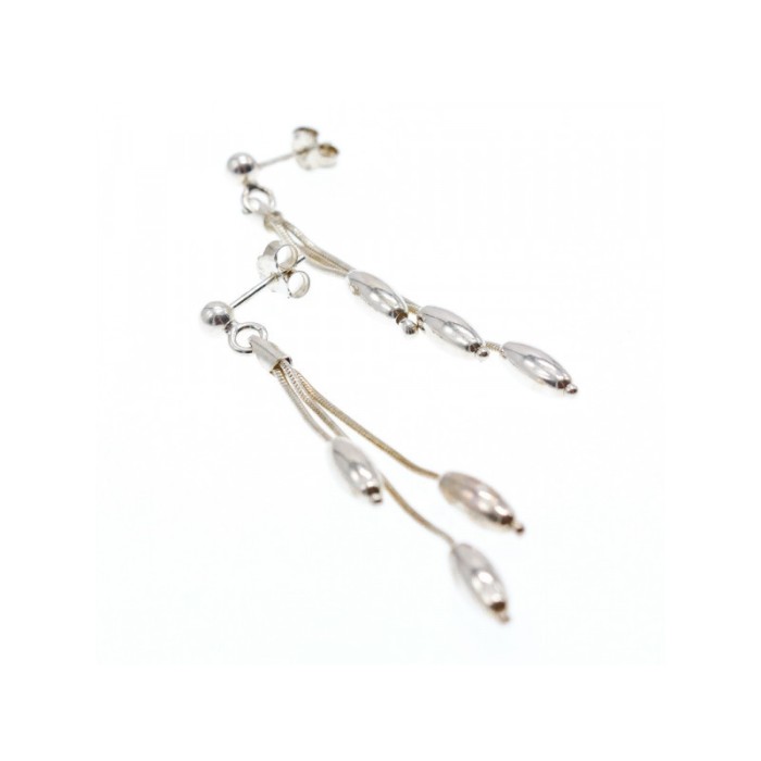 925 Sterling Silver Earrings Italy