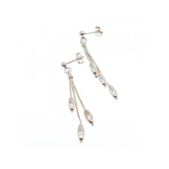 925 Sterling Silver Earrings Italy