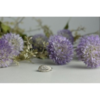 925 Sterling Silver White Beryl/goshenite Ring Size 5.5