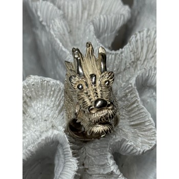 925 STERLING SILVER DRAGON RING SIZE 11