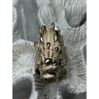 925 STERLING SILVER DRAGON RING SIZE 11
