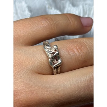 925 Sterling Silver Kamasutra Ring Size 6