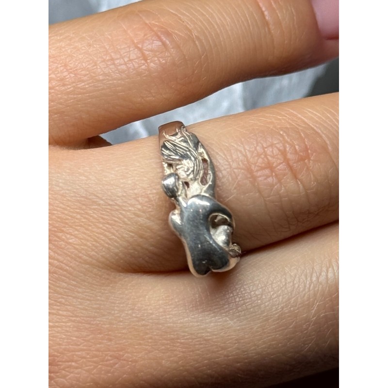 925 Sterling Silver Kamasutra Ring Size 7