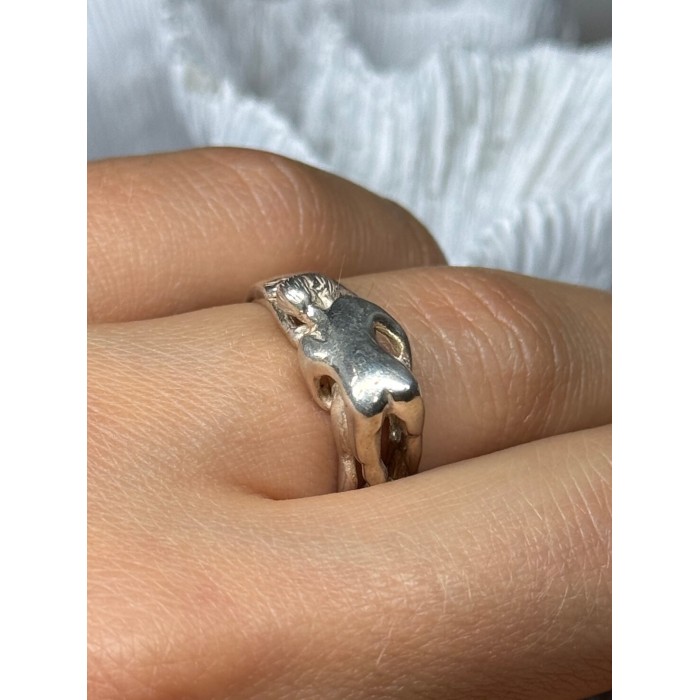 925 Sterling Silver Kamasutra Ring Size 7