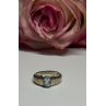 925 Sterling Silver Topaz Ring Size 6