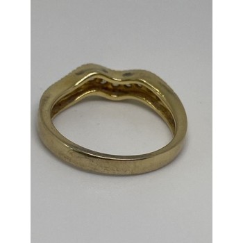 925 Sterling Silver Ring & CZ Size 6.75