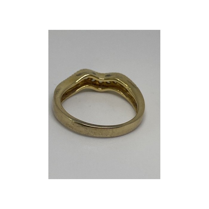 925 Sterling Silver Ring & CZ Size 6.75