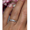 925 Sterling Silver CZ Ring Size 6