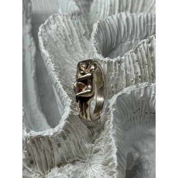 925 Sterling Silver Kamasutra Ring Size 6
