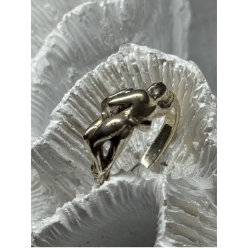 925 Sterling Silver Kamasutra Ring Size 8