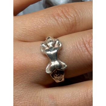 925 Sterling Silver Kamasutra Ring Size 7.5