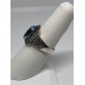 925 Sterling Silver Ring With Topaz Size 6.75