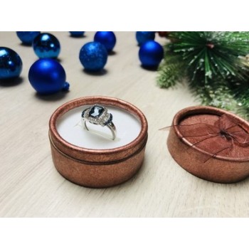 925 Sterling Silver Aquamarines Ring Size 7