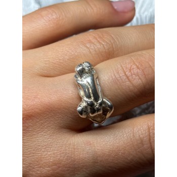 925 Sterling Silver Kamasutra Ring Size 7