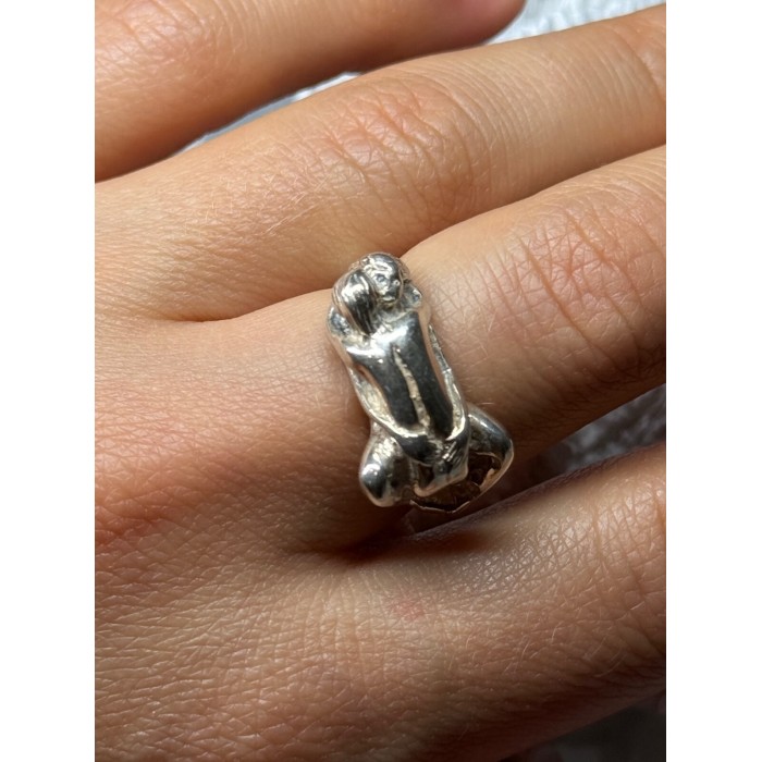 925 Sterling Silver Kamasutra Ring Size 7