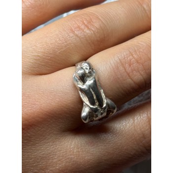 925 Sterling Silver Kamasutra Ring Size 7