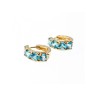 14K YELLOW GOLD TOPAZ EARRINGS