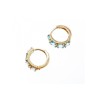 14K YELLOW GOLD TOPAZ EARRINGS