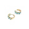 14K YELLOW GOLD TOPAZ EARRINGS