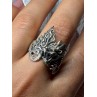 925 STERLING SILVER DRAGON RING SIZE 9
