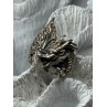 925 STERLING SILVER DRAGON RING SIZE 9