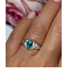 925 Sterling Silver Turquoise Ring Size 5.5