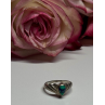 925 Sterling Silver Turquoise Ring Size 5.5