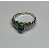925 Sterling Silver Turquoise Ring Size 5.5
