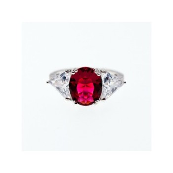 925 Sterling Silver Pink & White CZ Ring Size 12.5