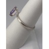 925 Sterling Silver Ring With Amethyst Size 6.75