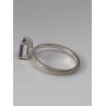 925 Sterling Silver Ring With Amethyst Size 6.75