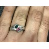 925 Sterling Silver CZ Ring Size 6.5