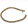 925 Sterling Silver Vermeil CZ Bracelet