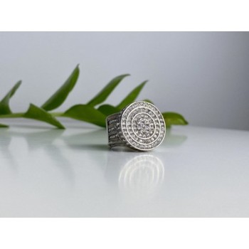 925 STERLING SILVER CZ RING SIZE 6.5