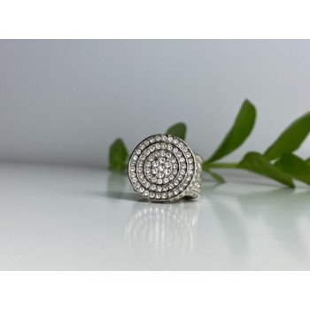925 STERLING SILVER CZ RING SIZE 6.5