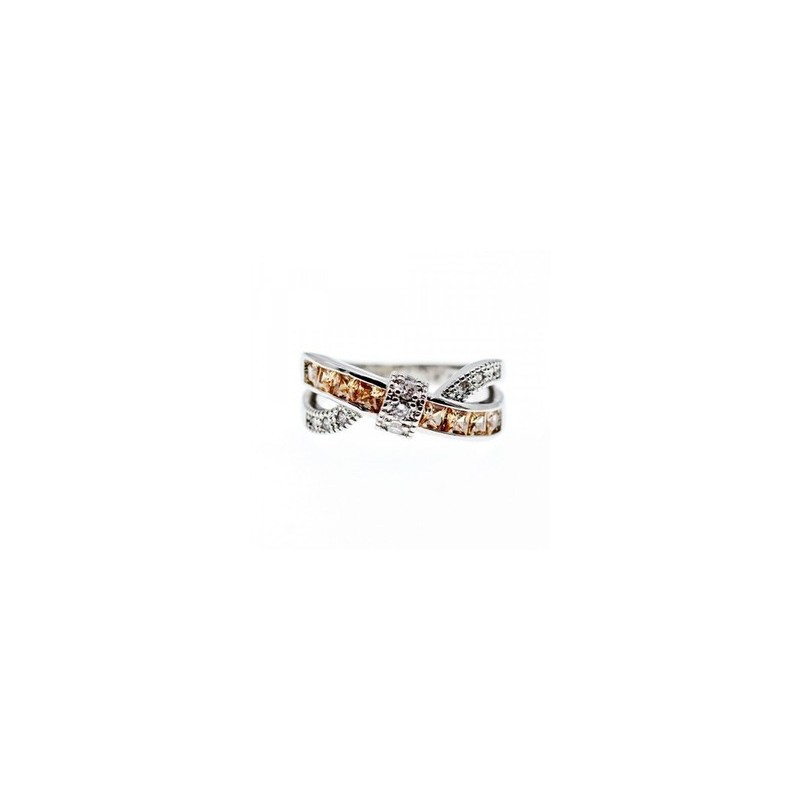 925 Sterling Silver CZ Ring Size 12.5