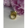 925 Sterling Silver Gold Plated Italy Ring Size 8