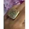 925 Sterling Silver Gold Plated Italy Ring Size 8