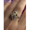 925 Sterling Silver Amethyst Peridot Garnet Topaz Citrine Ring Size 8