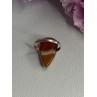925 Sterling Silver Agate Ring Size 7.5