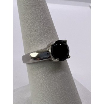 925 Sterling Silver Garnet Ring Size 6